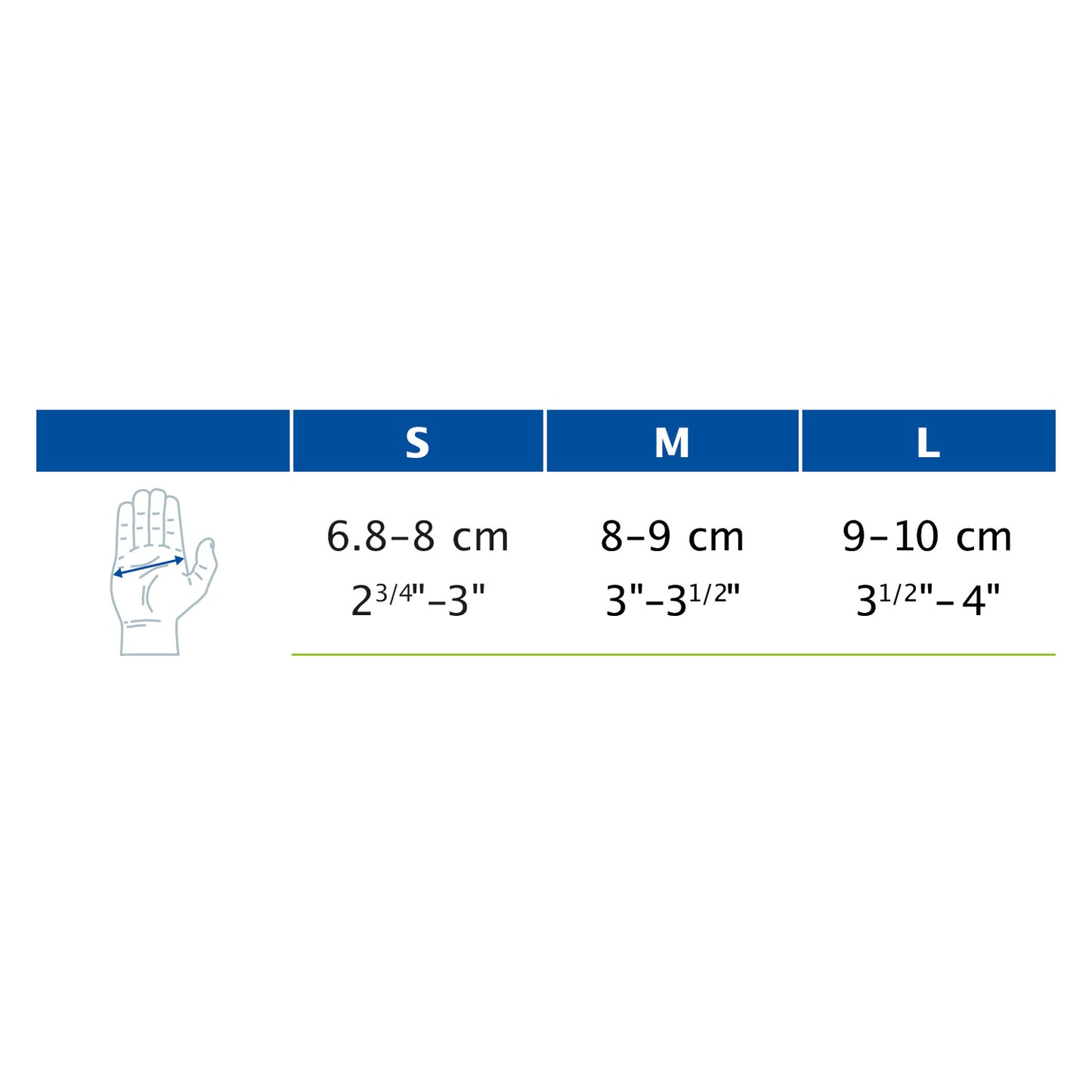 Jobst Actimove Professional Line Rhizo Forte Thumb Brace measurement