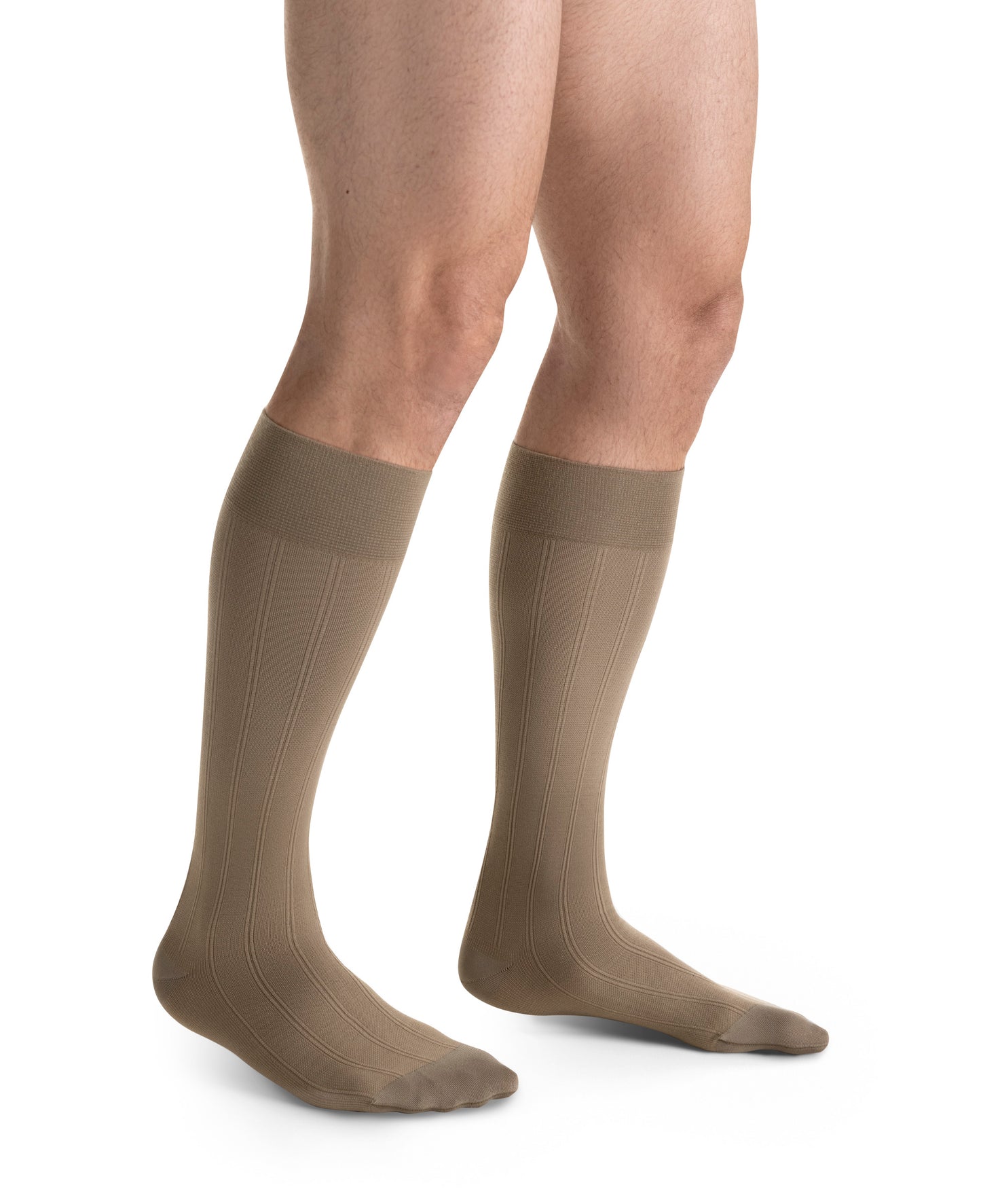 JOBST forMen Casual Knee 30-40 mmHg Closed Toe color brown