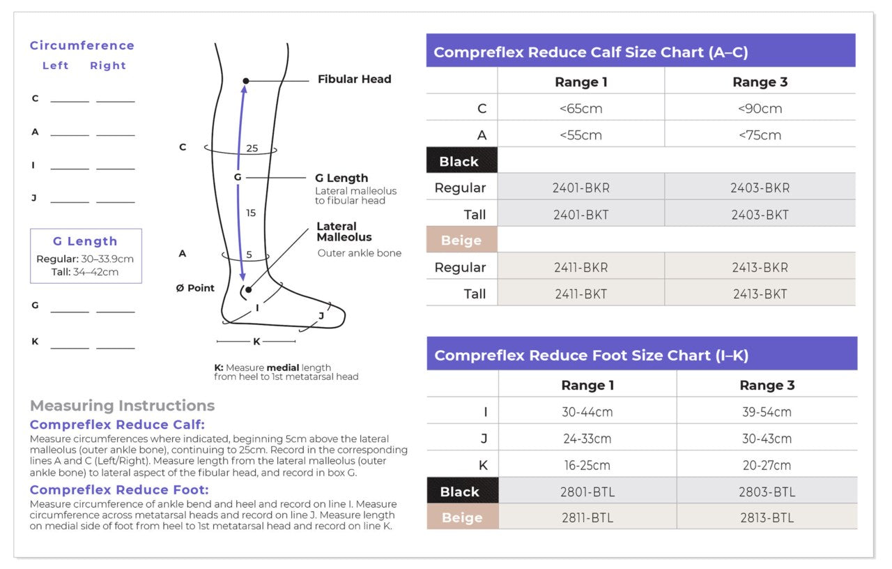 Sigvaris Compreflex Reduce Calf