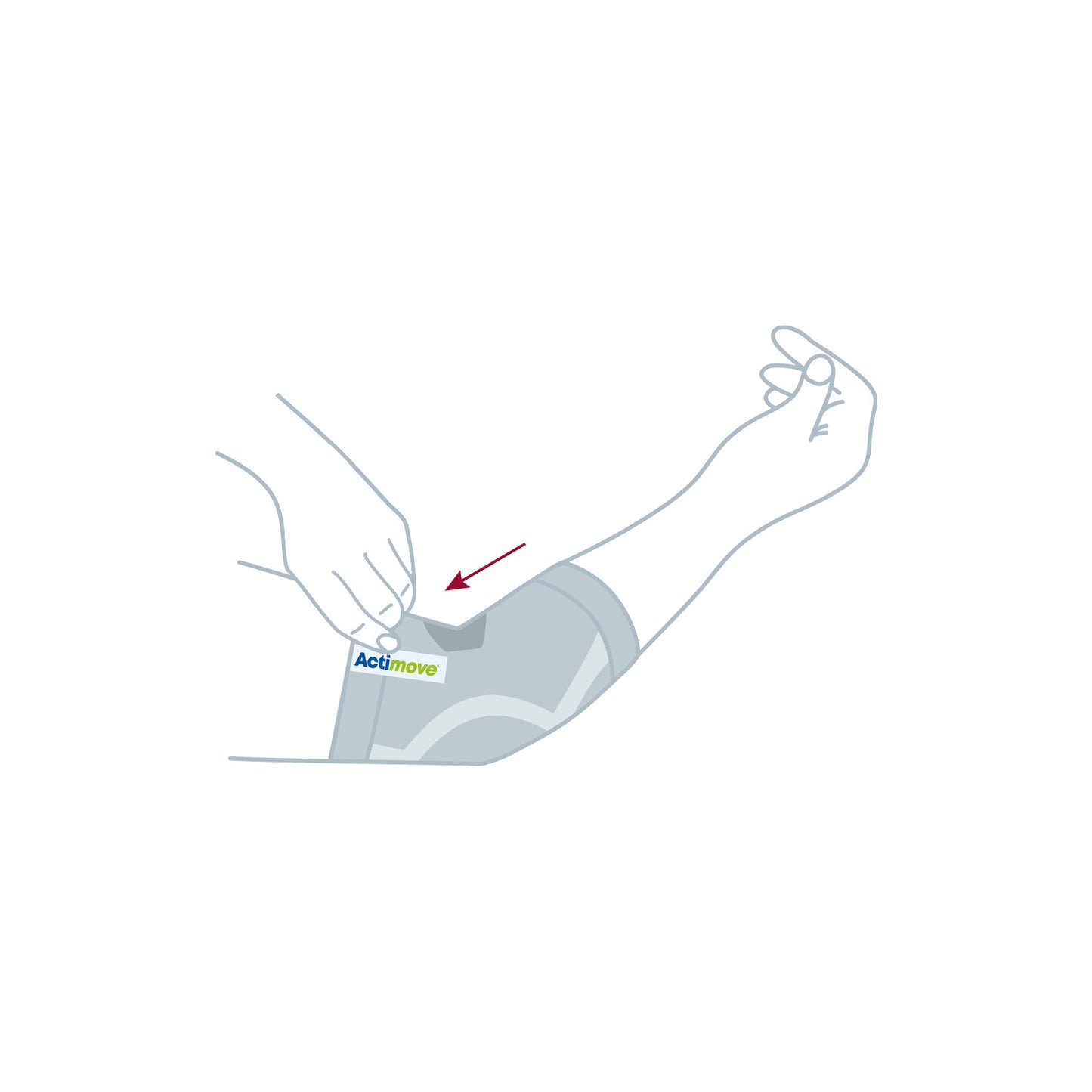 How to wear Jobst Actimove Everyday Elbow Support