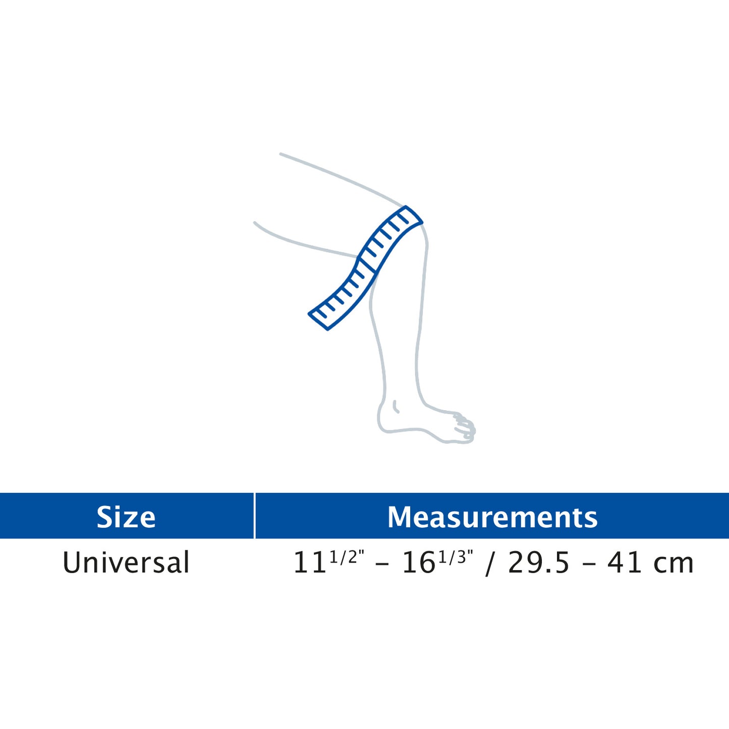 Jobst Actimove Sports Edition Patella Strap Adjustable Size Chart