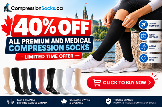 How Compression Socks Work: A Complete Canadian Guide to Graduated Pressure, mmHg, and Safety