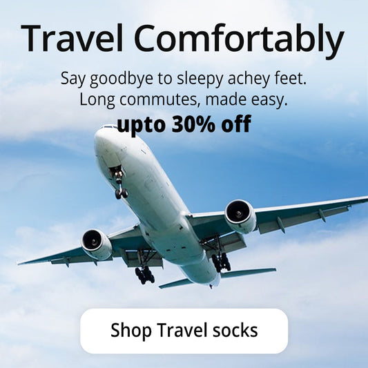 compression socks airplane		