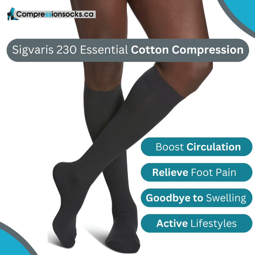 "Managing Swollen Diabetic Feet with Compression Socks"
