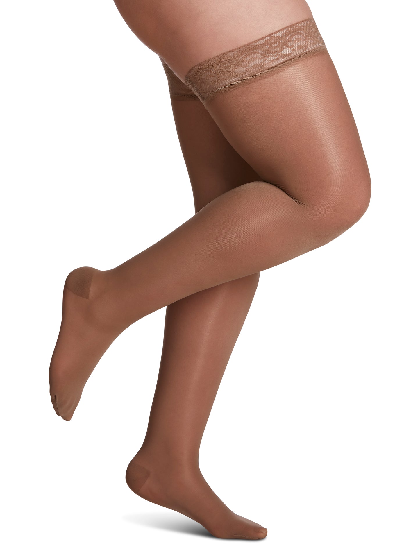 Sigvaris Women's Sheer Fashion Thigh-High 15-20mmHg Closed