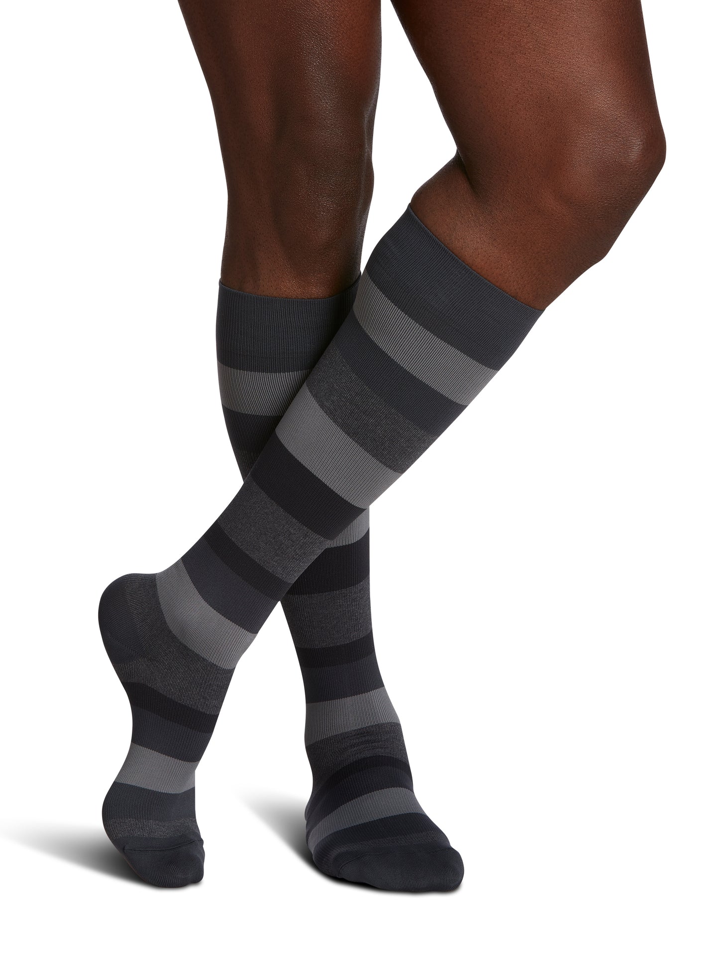 Sigvaris 180 Microfiber Shades Compression Socks 15-20 mmHg Calf High For Men Closed Toe
