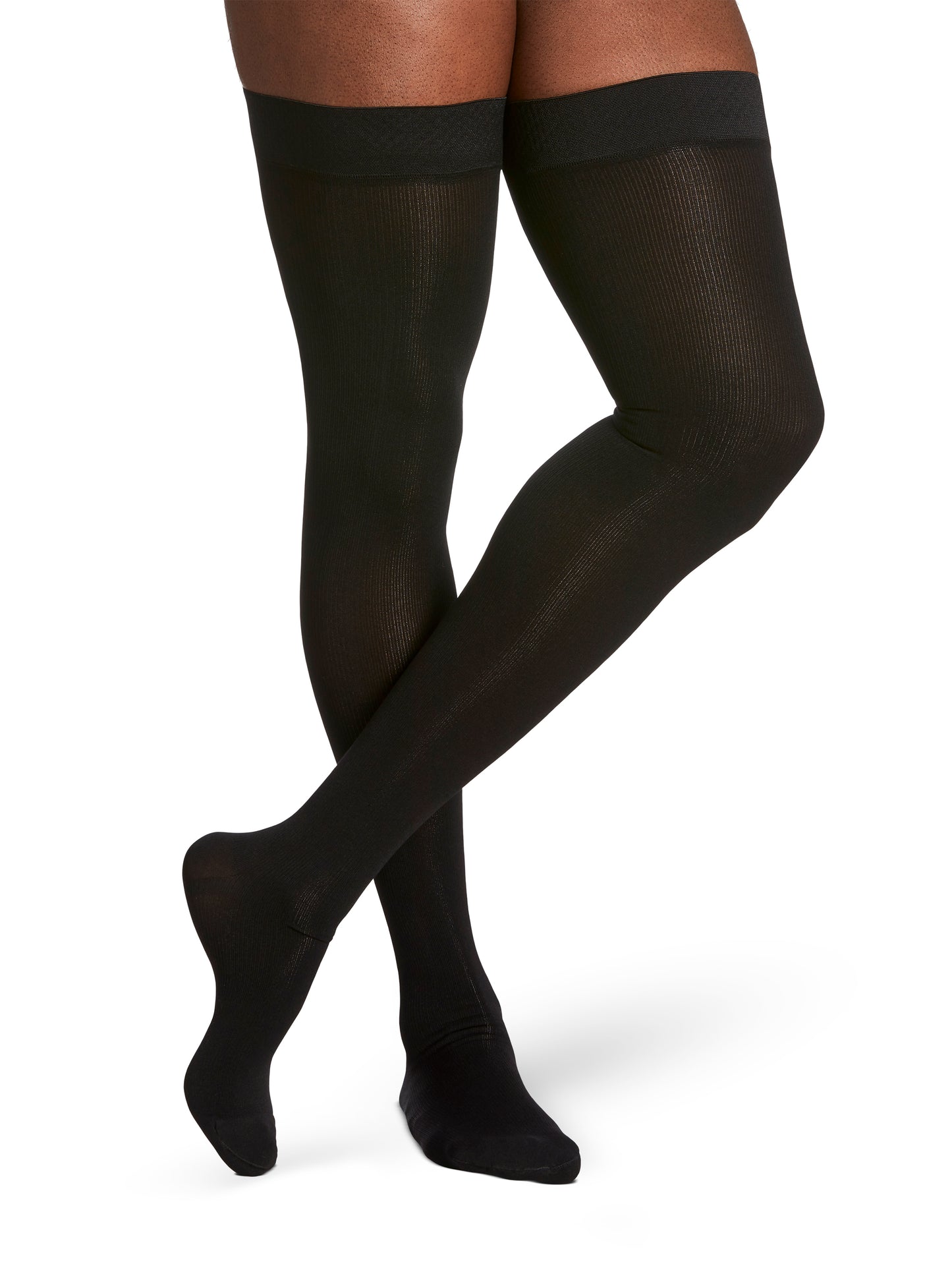 Sigvaris Men's Essential Cotton Thigh-High 30-40mmHg Men's Closed Toe
