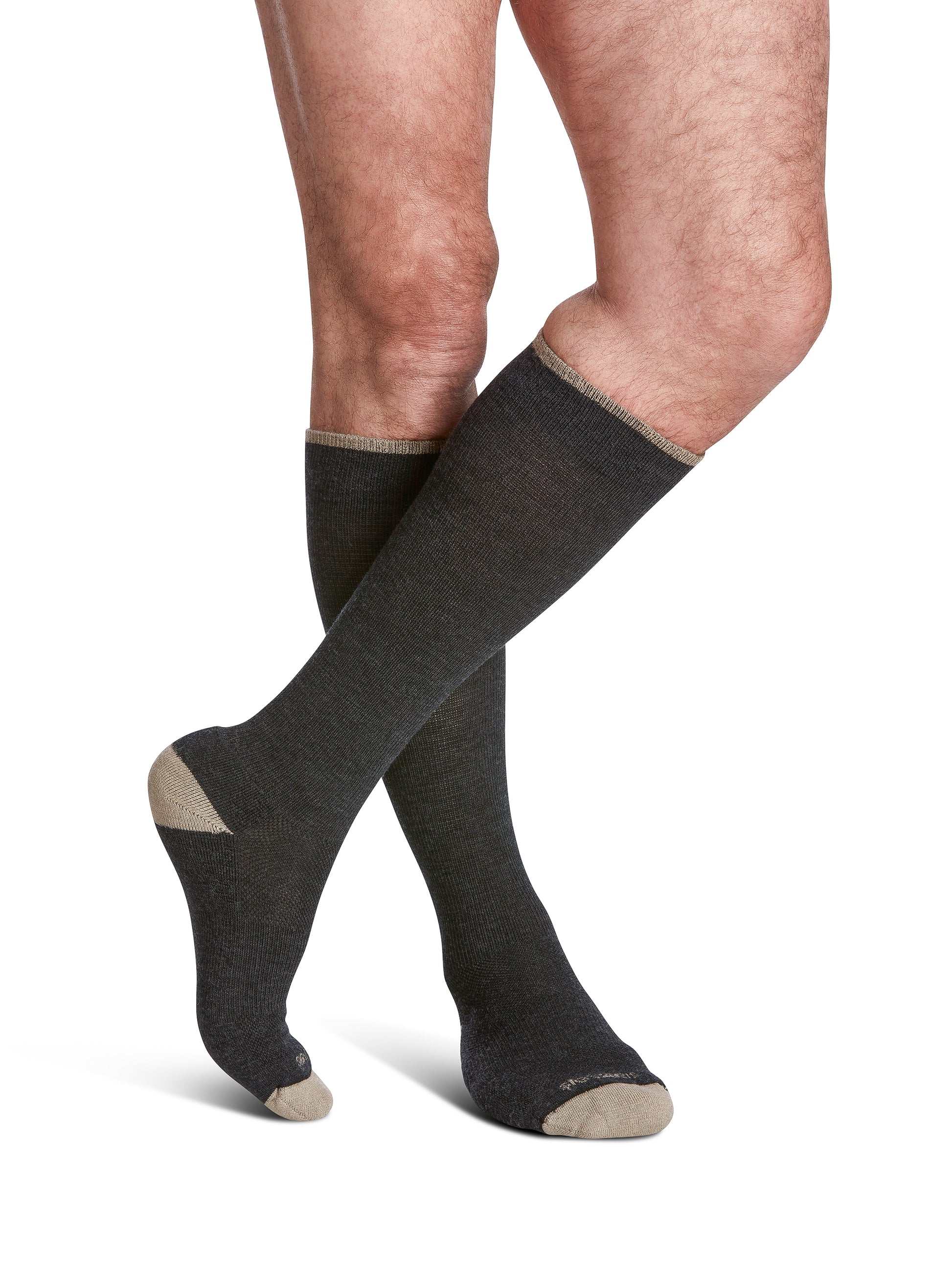 Sigvaris Men's Motion Thermoregulating Wool Calf 20-30mmHg Closed