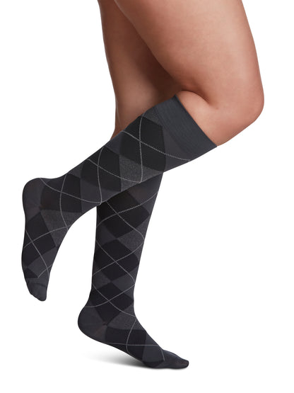 Sigvaris Women's Style Microfiber Patterns Calf 20-30mmHg Women's Closed Toe