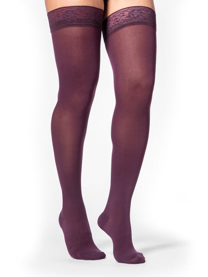 Sigvaris Women's Style Soft Opaque Thigh-High 20-30mmHg Women's Closed Toe