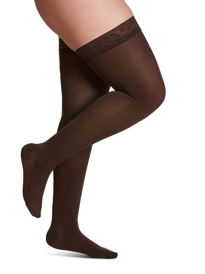 Sigvaris Women's Style Soft Opaque Thigh-High 20-30mmHg Women's Closed Toe