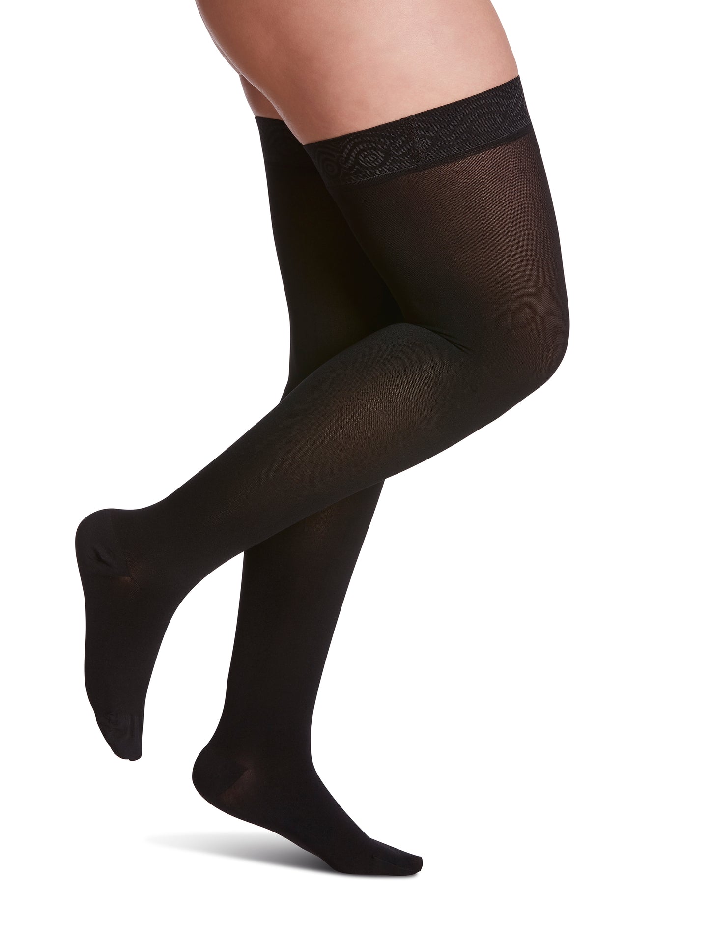Sigvaris Women's Essential Opaque Thigh-High 20-30mmHg Women's Closed Toe