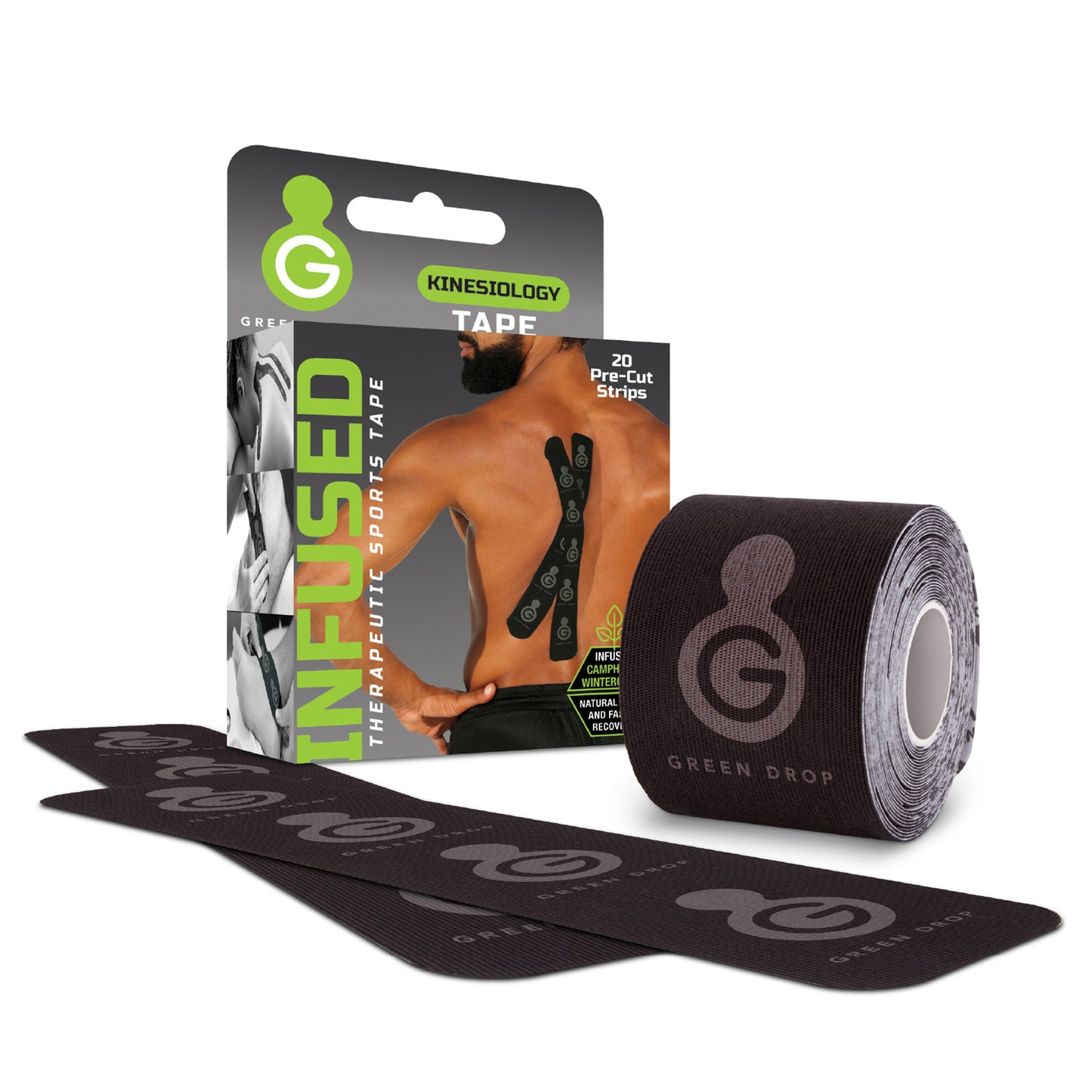 Green Drop Kinesiology Tape