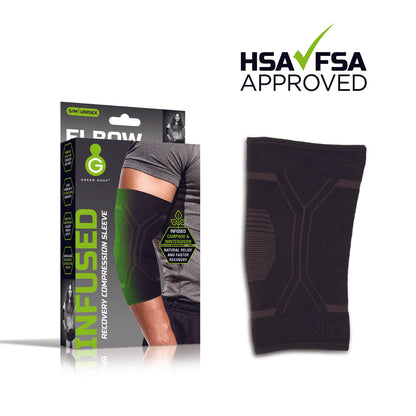 Green Drop Elbow compression Sleeve