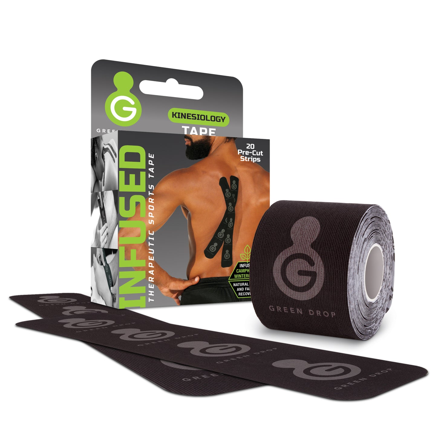 Green Drop Kinesiology Tape