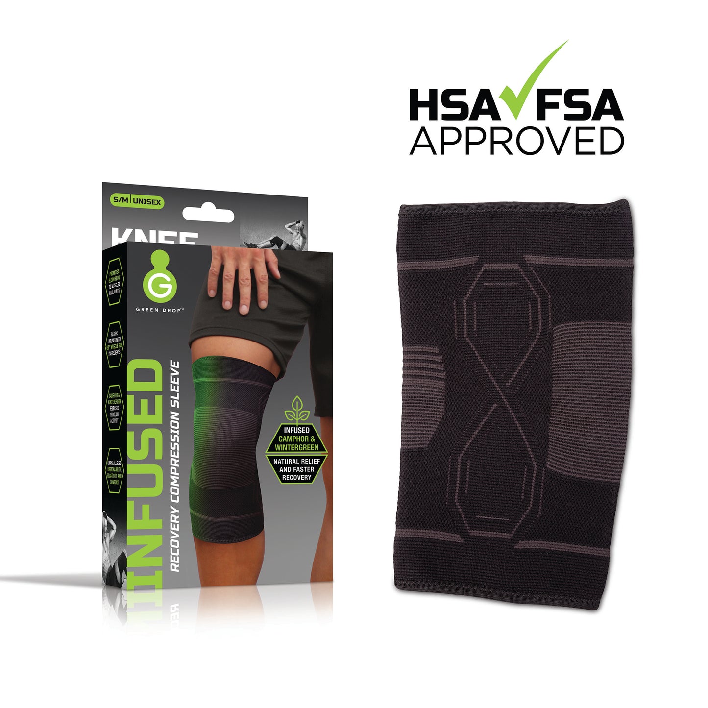 Green Drop Knee Support