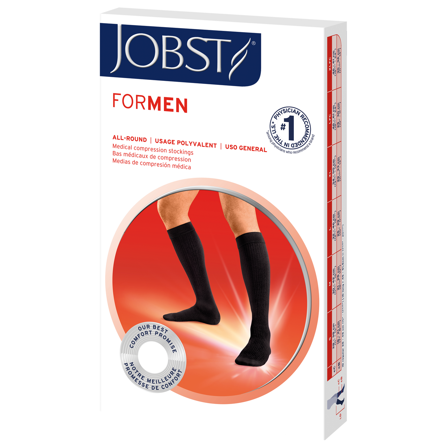 JOBST forMen 30-40 mmHg Knee High