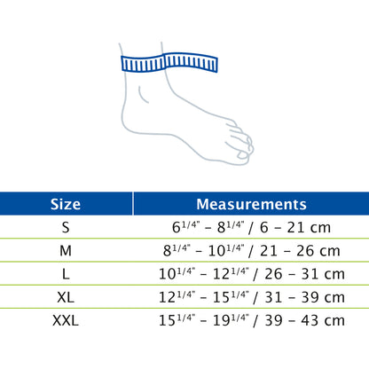 JOBST Actimove Arthritis Care Ankle Support Measurement