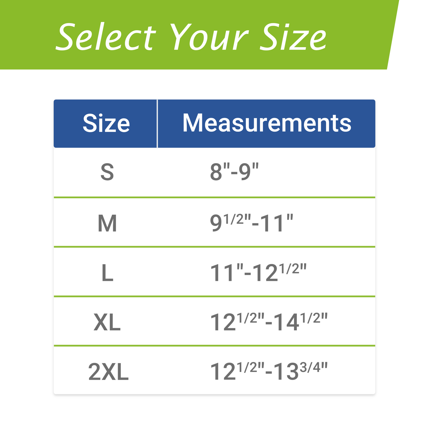 Jobst Actimove Sports Edition Ankle Support Size Chart