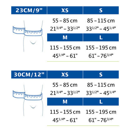 Jobst Actimove Professional Line Abdominal Binder Comfort with Soft Pad Measurement