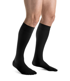 JOBST forMen Compression Socks 30-40 mmHg Knee High Closed Toe Color Black