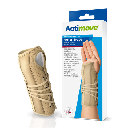 Jobst Actimove Professional Line Wrist Brace Suede Finish front view product