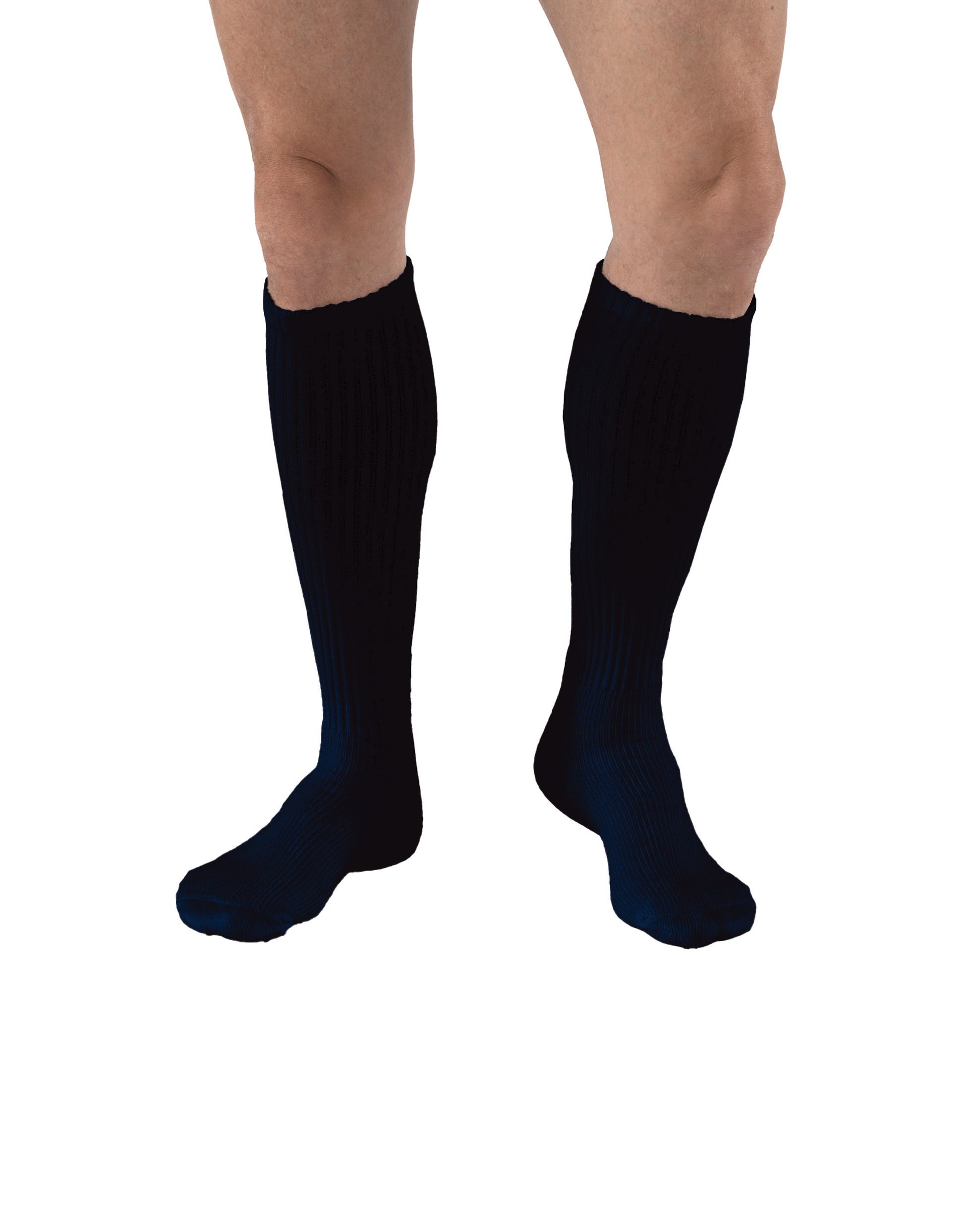 JOBST SensiFoot Diabetic Compression Socks 8-15 mmHg Knee High, Closed Toe Color Black