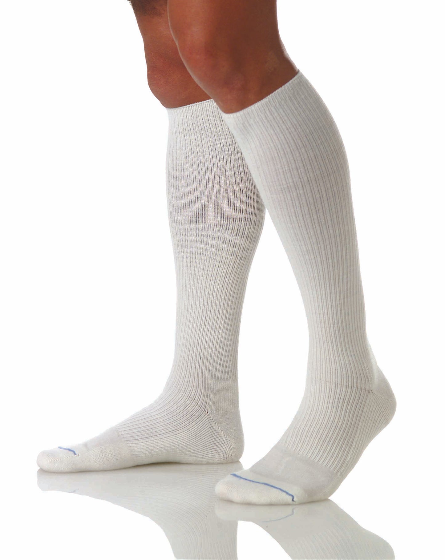 JOBST Athletic Compression Stockings 8-15 mmHg Knee High Closed Toe Front view 