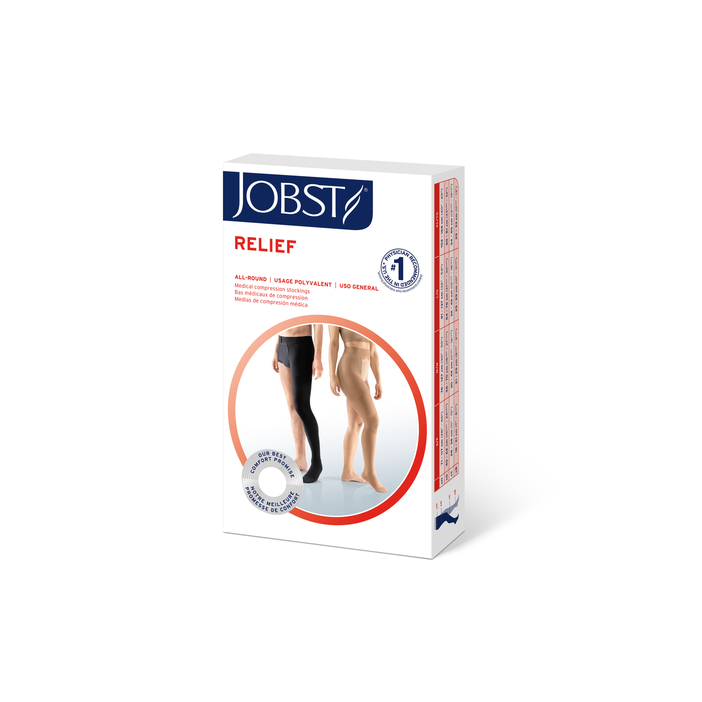 JOBST Relief 30-40 mmHg Chap Right
