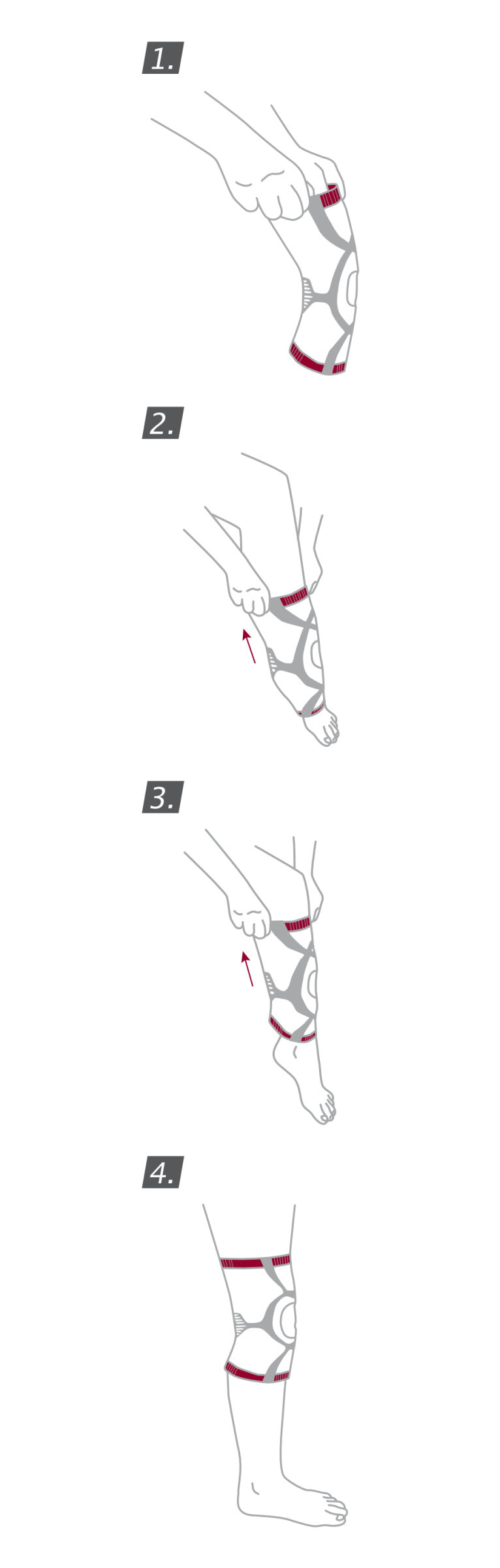 How to wear Jobst Actimove Professional Line GenuMotion Knee Support