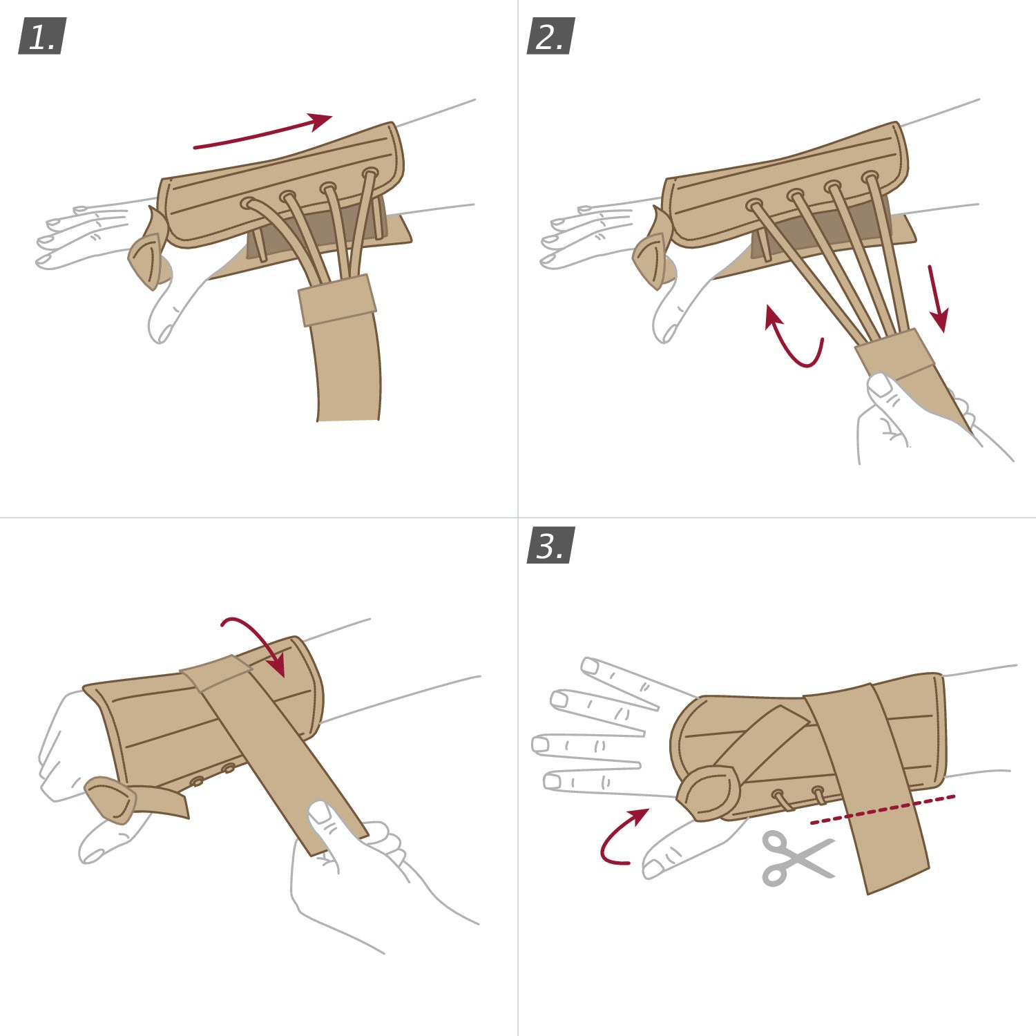 how to wear Jobst Actimove Professional Line Wrist Brace Suede Finish