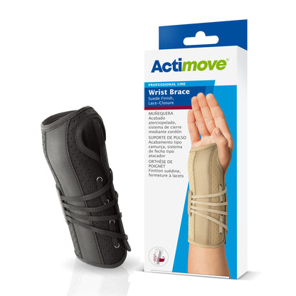 Jobst Actimove Professional Line Wrist Brace Suede Finish color black