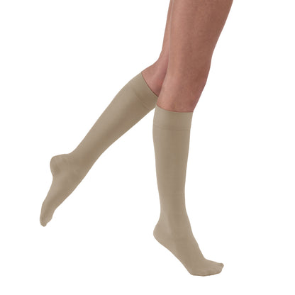 JOBST UltraSheer Compression Stockings 15-20 mmHg Knee High Closed Toe color peach 