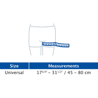 Jobst Actimove Sports Edition Thigh Support Adjustable Size Chart 