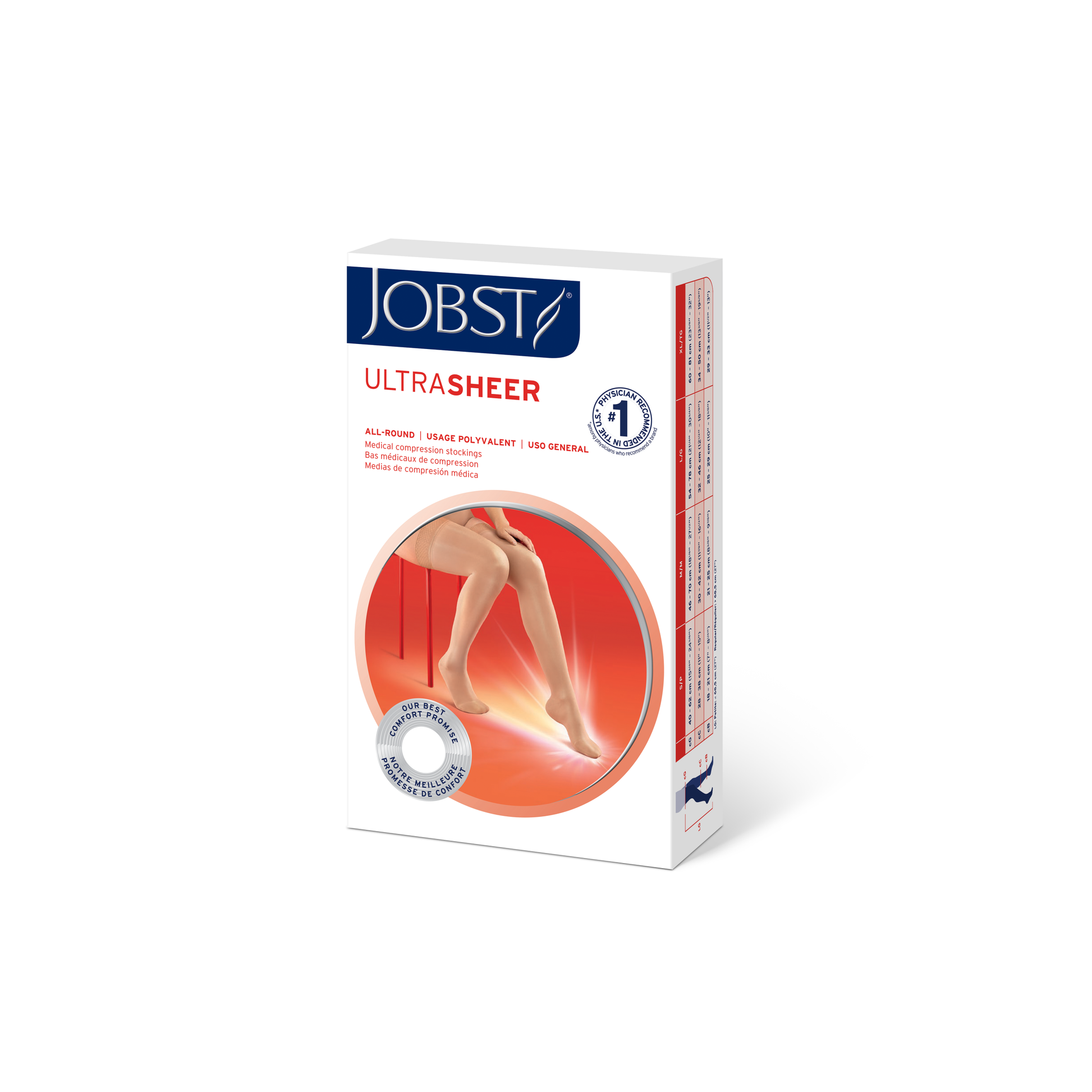 JOBST UltraSheer 20-30 mmHg Thigh High