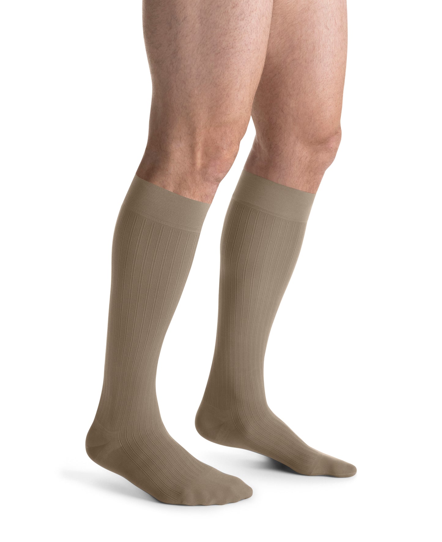 JOBST forMen Ambition Compression Socks 20-30 mmHg Knee High SoftFit Closed Toe color green