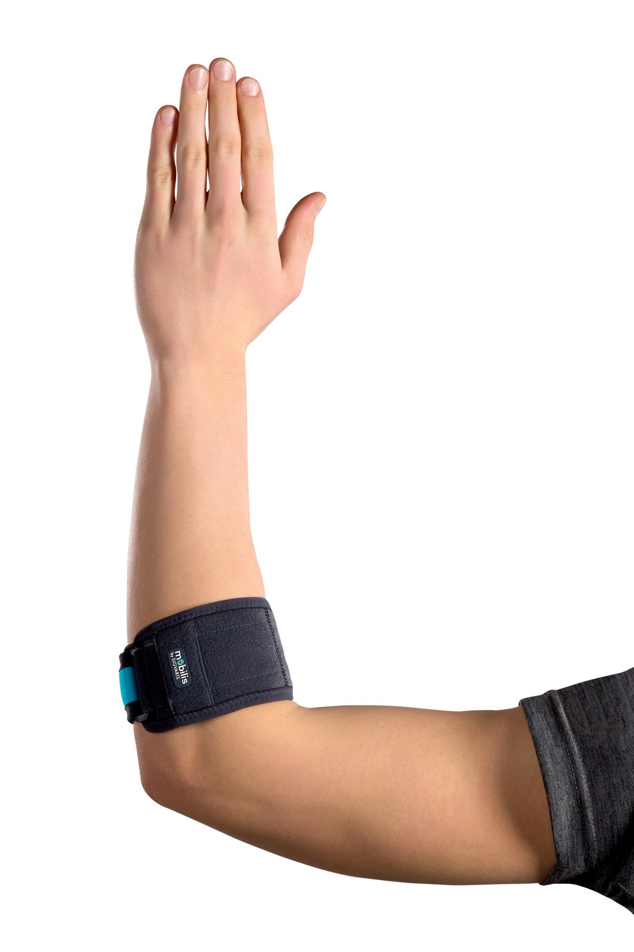 Sigvaris MOBILIS EpiStrap Elbow One Size left arm view