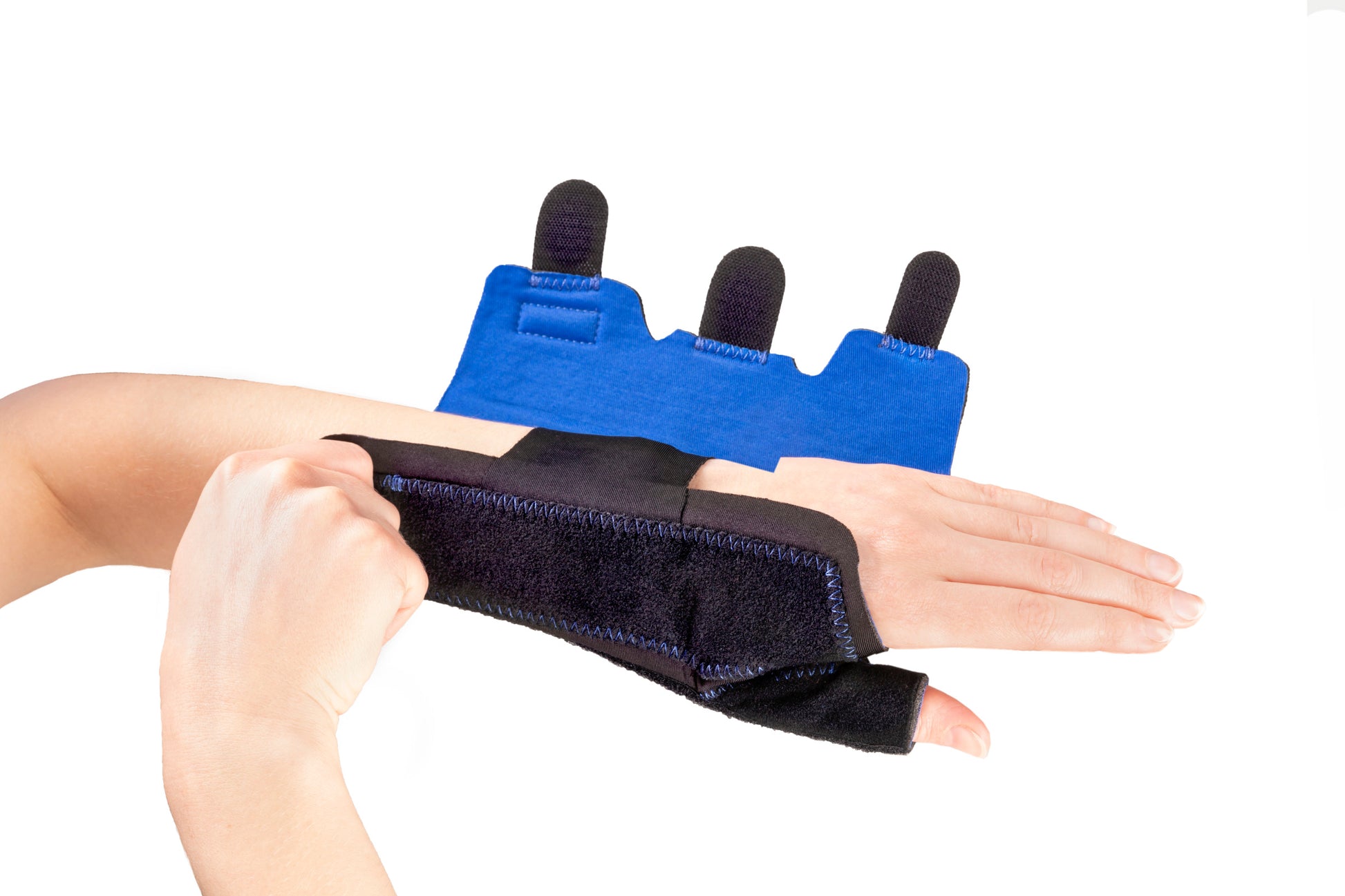 How to wear Jobst Actimove Professional Line Gauntlet, Wrist & Thumb Stabilizer Right/Left Hand