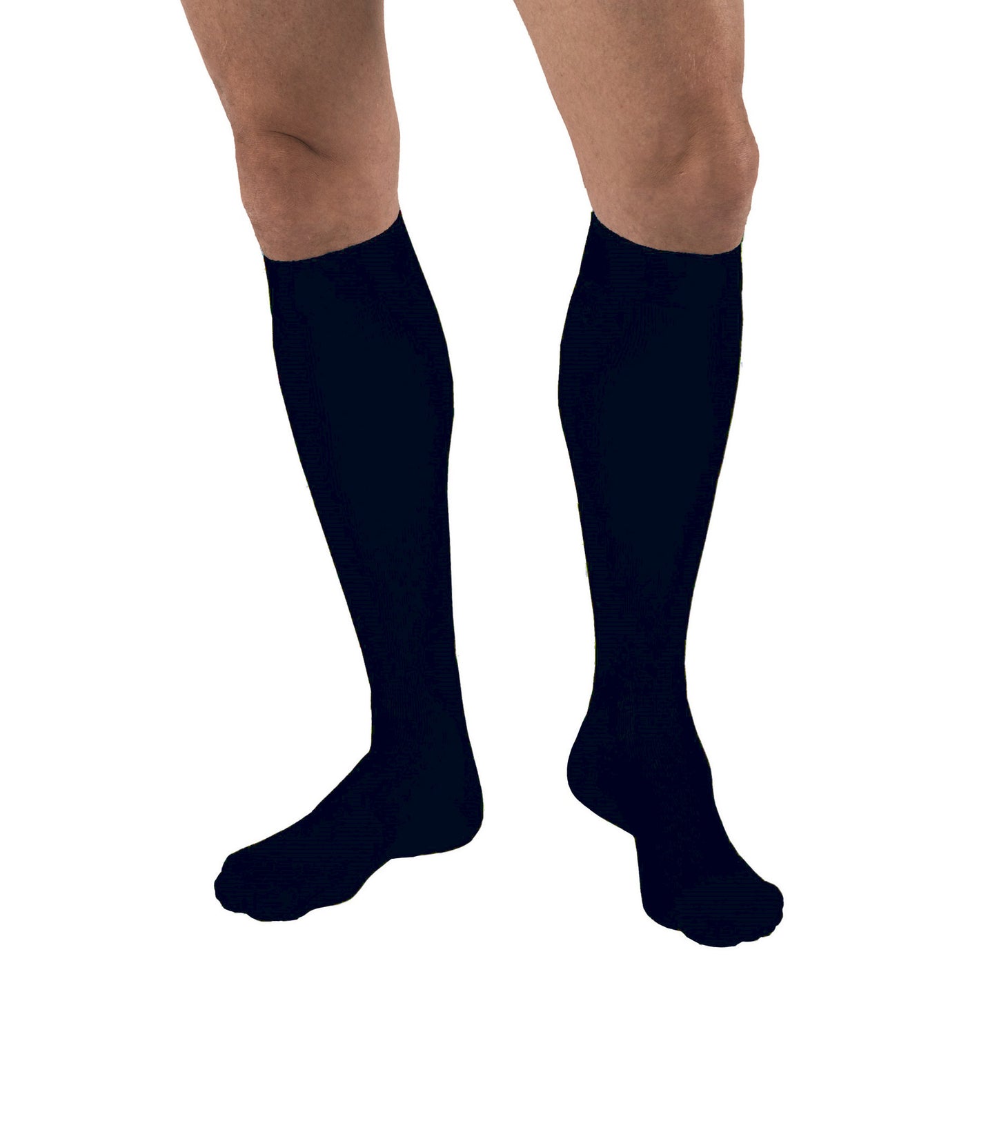 JOBST forMen Compression Socks 8-15  mmHg Knee High Closed Toe Color Black