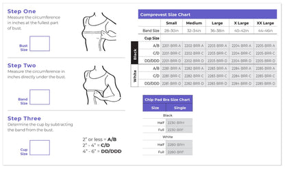 Sigvaris CompreVest size chart