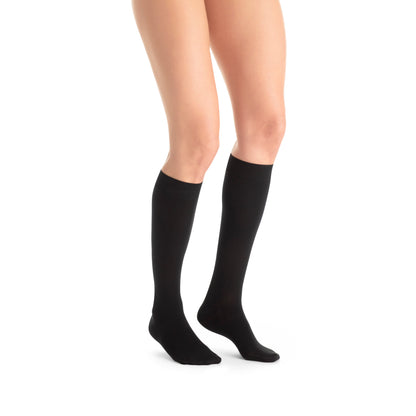 JOBST UltraSheer Compression Stockings 15-20 mmHg Knee High Closed Toe color black