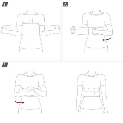 how to wear Jobst Actimove Professional Line Two-Panel Rib Belt women