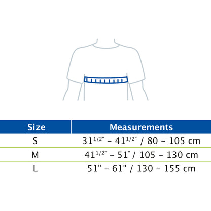 Jobst Actimove Sports Edition Shoulder Support Extra Pocket Size Chart 