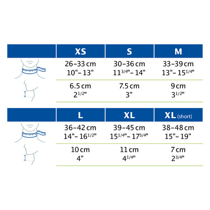 Jobst Actimove Professional Line Cervical Comfort Collar measurement