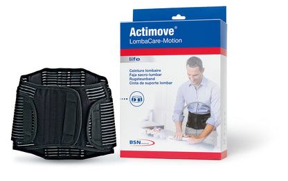 Jobst Actimove LombaCare-Motion Back Support W/ Dual Panels Front view