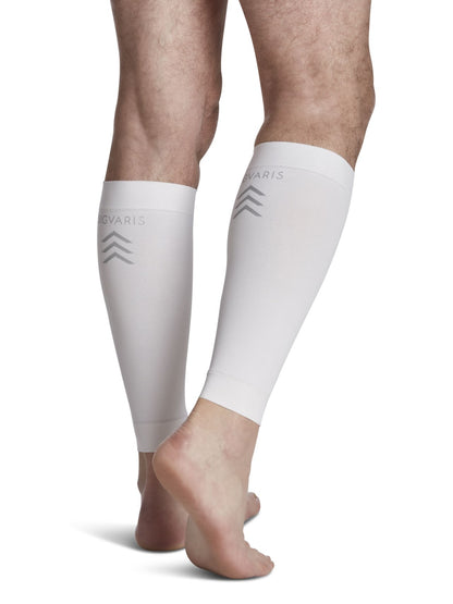 Sigvaris 412 Performance Sleeve 20-30 mmHg Calf High for Unisex Open Toe Color White