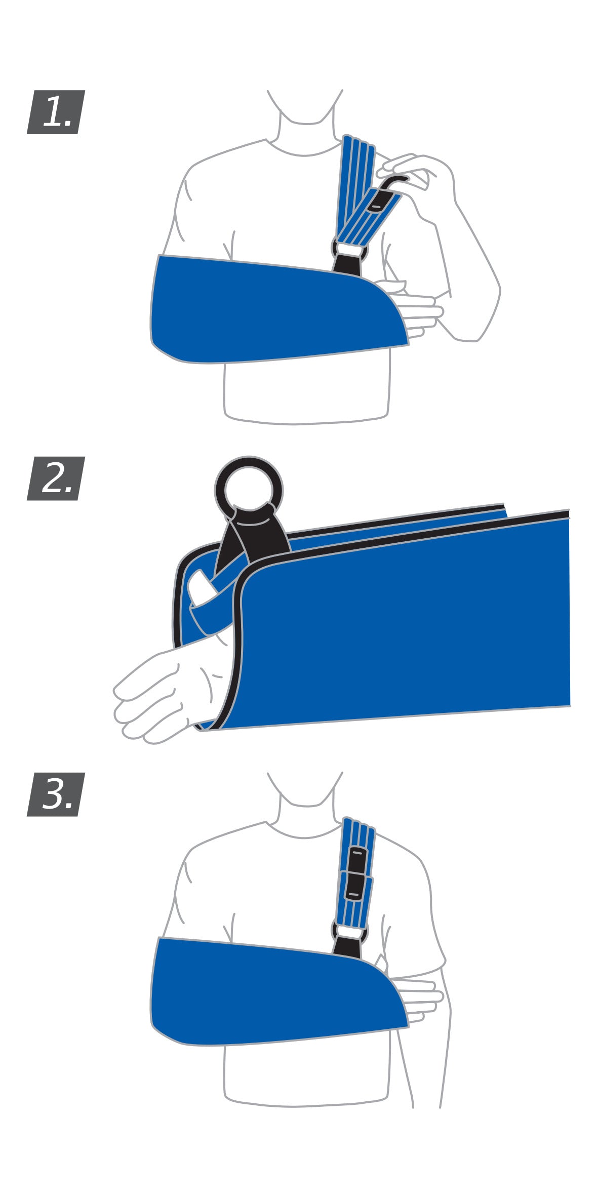 How to wear Jobst Actimove Professional Line Mitella Comfort Arm Sling